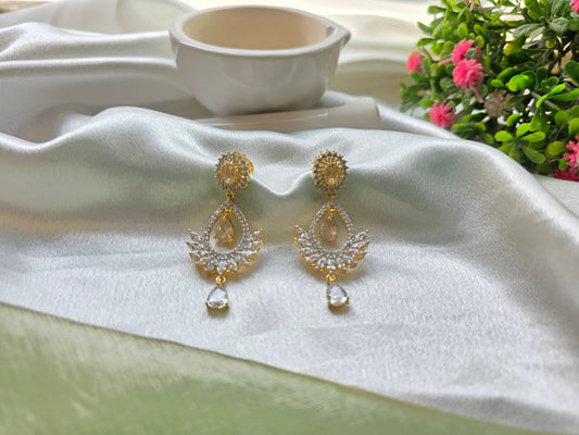 Cream And White Oval Pearl AD Set