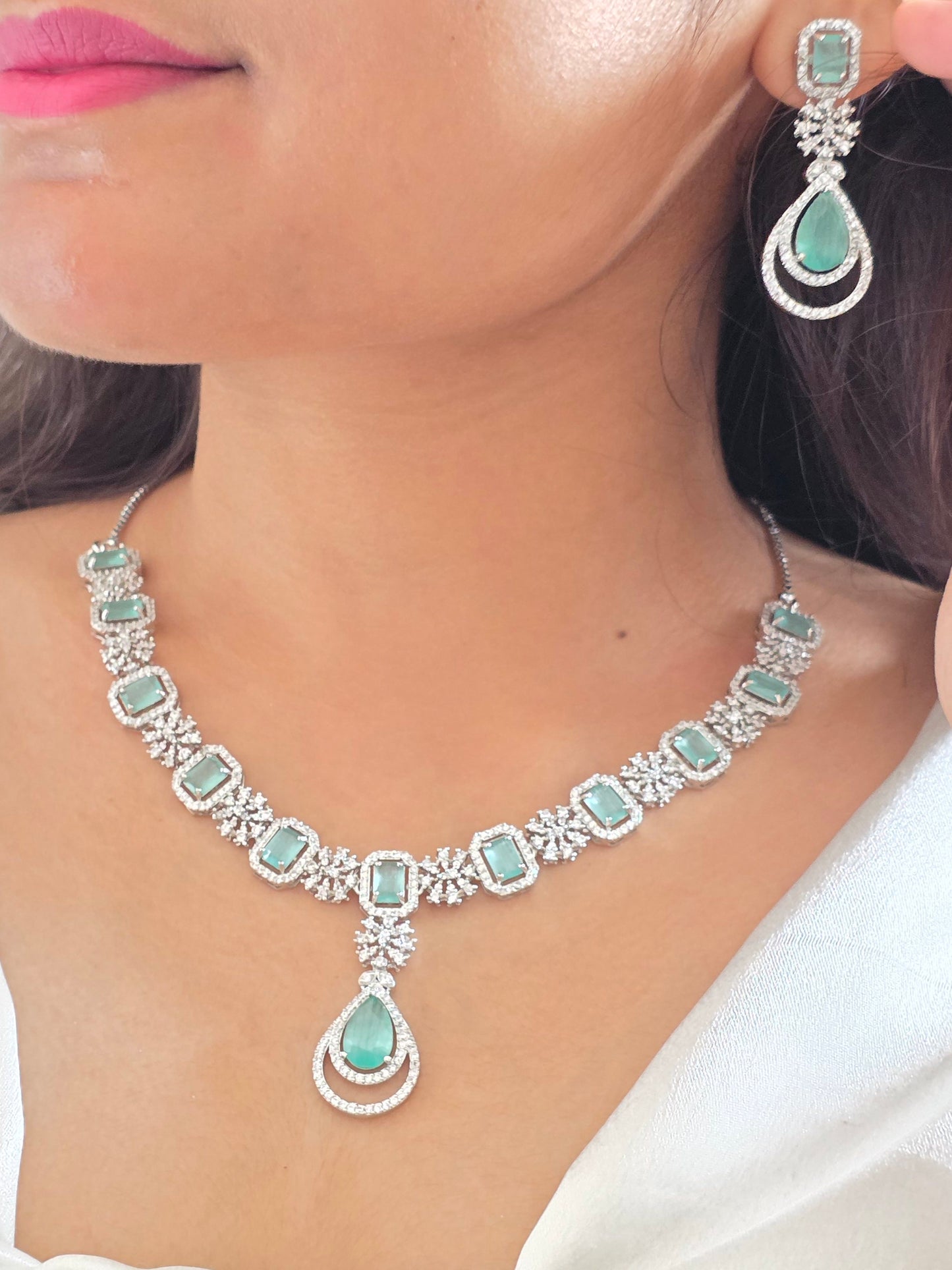 Light Green AD Necklace