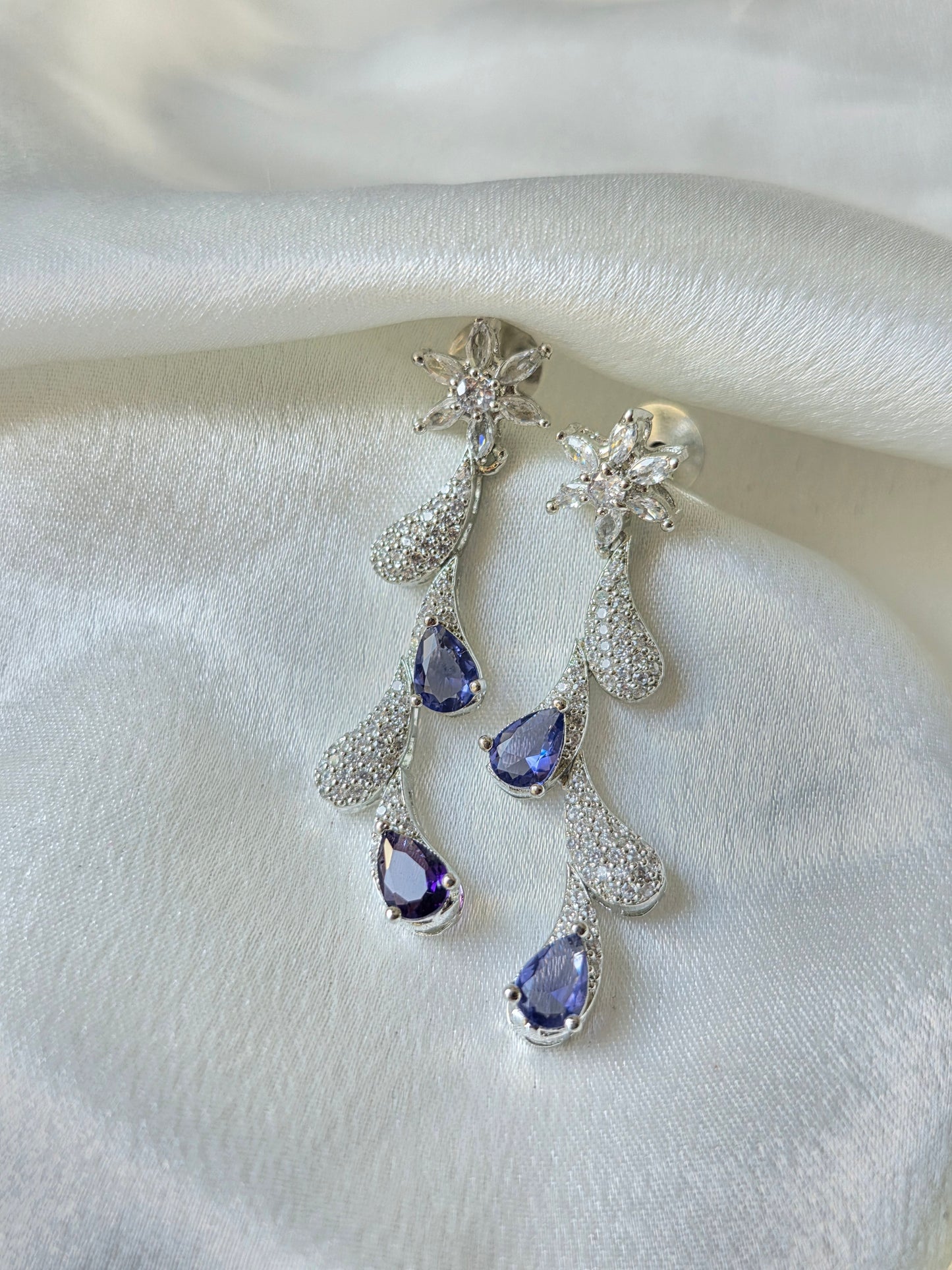 Velora Purple AD Necklace