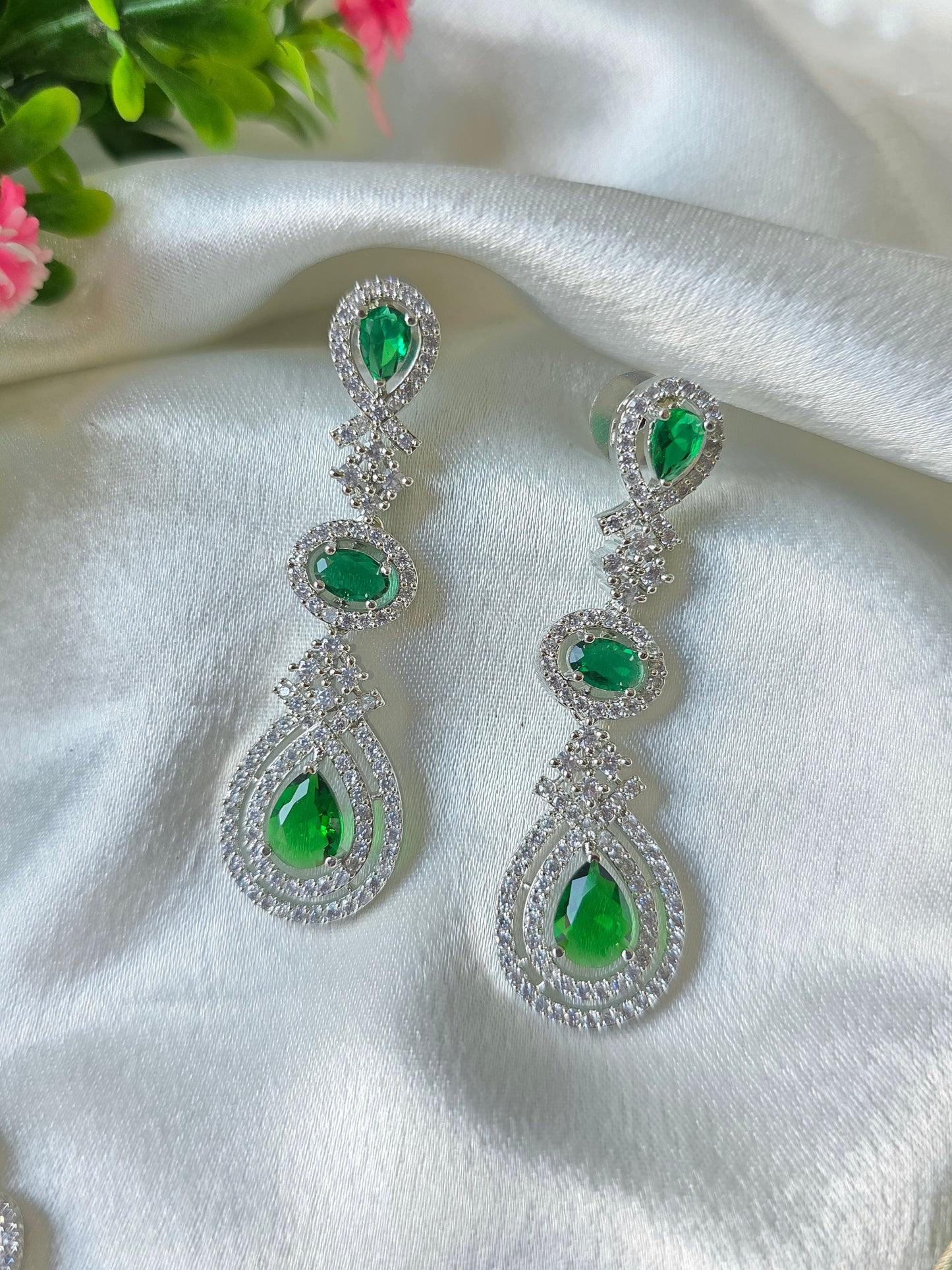 Corsica Green AD Necklace