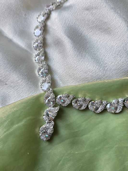 Lustre White AD Necklace