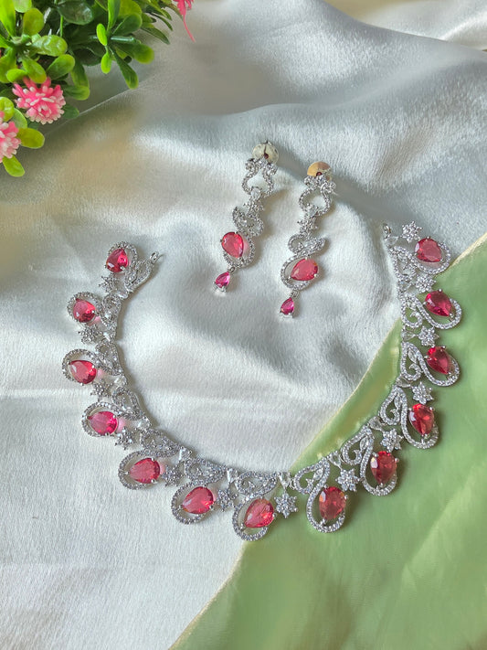 Glow Pink AD Necklace