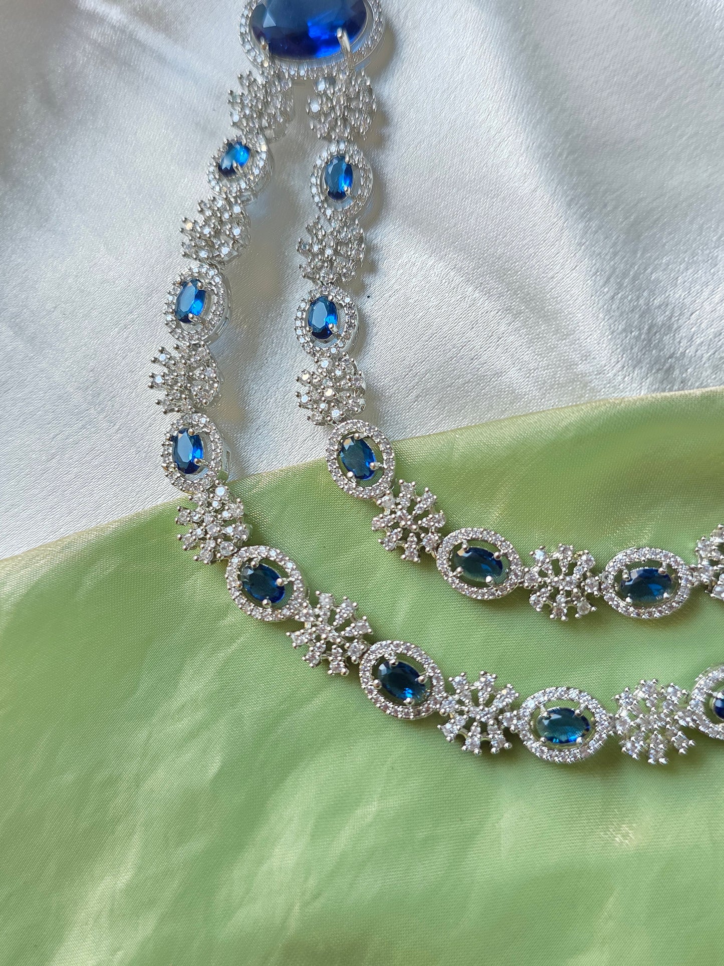 Serora Blue AD Necklace