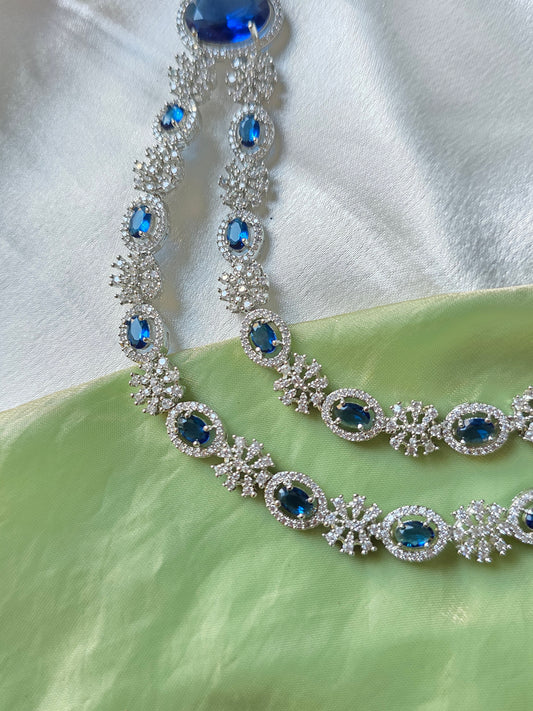 Serora Blue AD Necklace