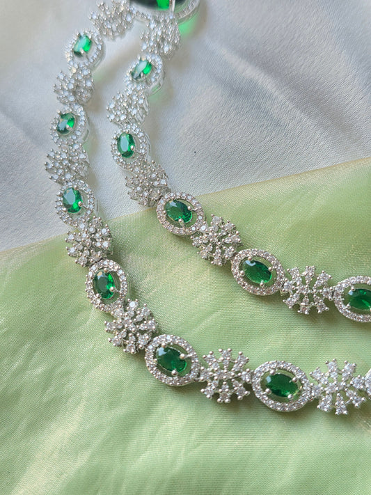 Serora Green AD Necklace