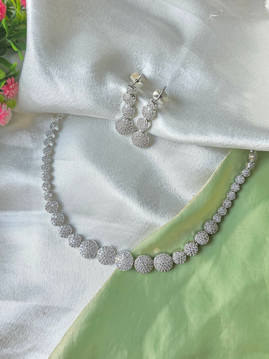 Tivora White AD Necklace