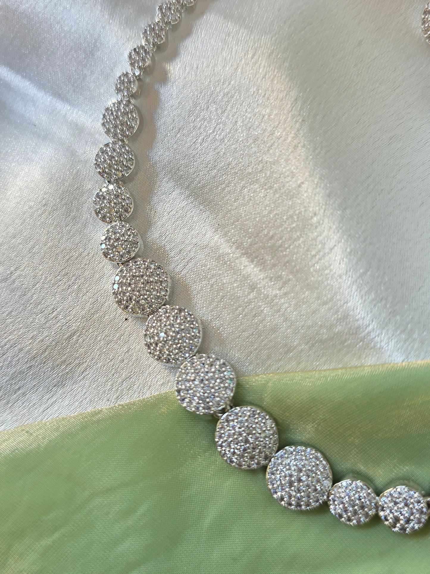 Tivora White AD Necklace