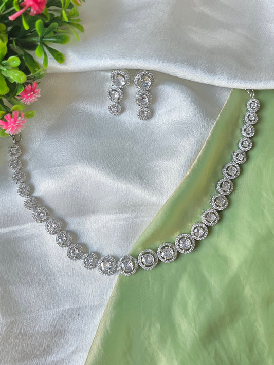 Elarin White AD Necklace