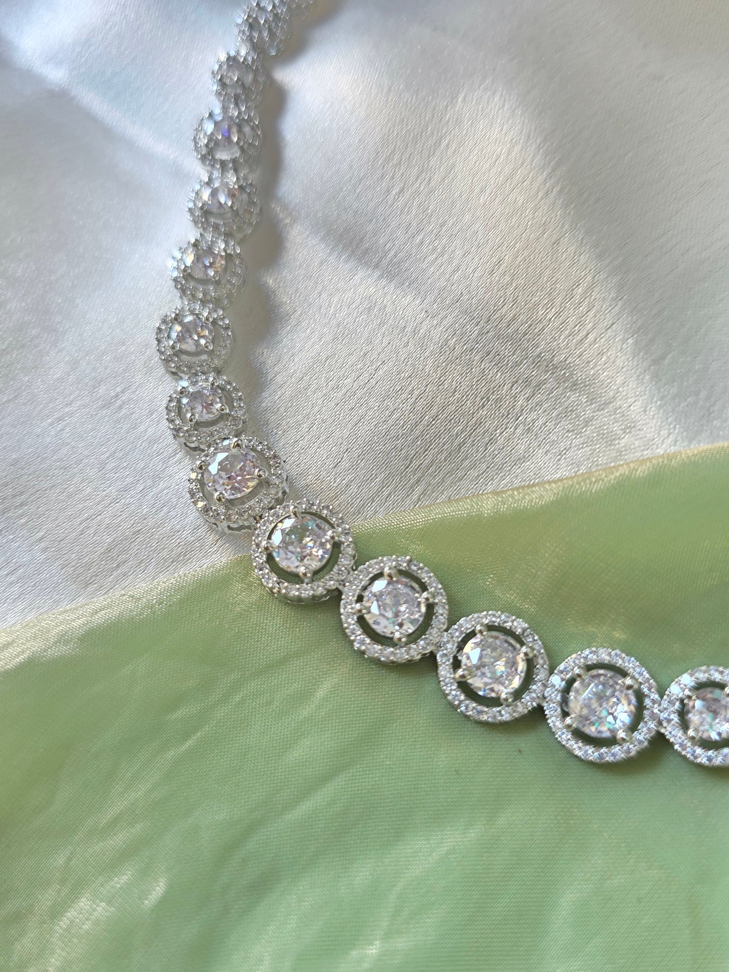 Elarin White AD Necklace