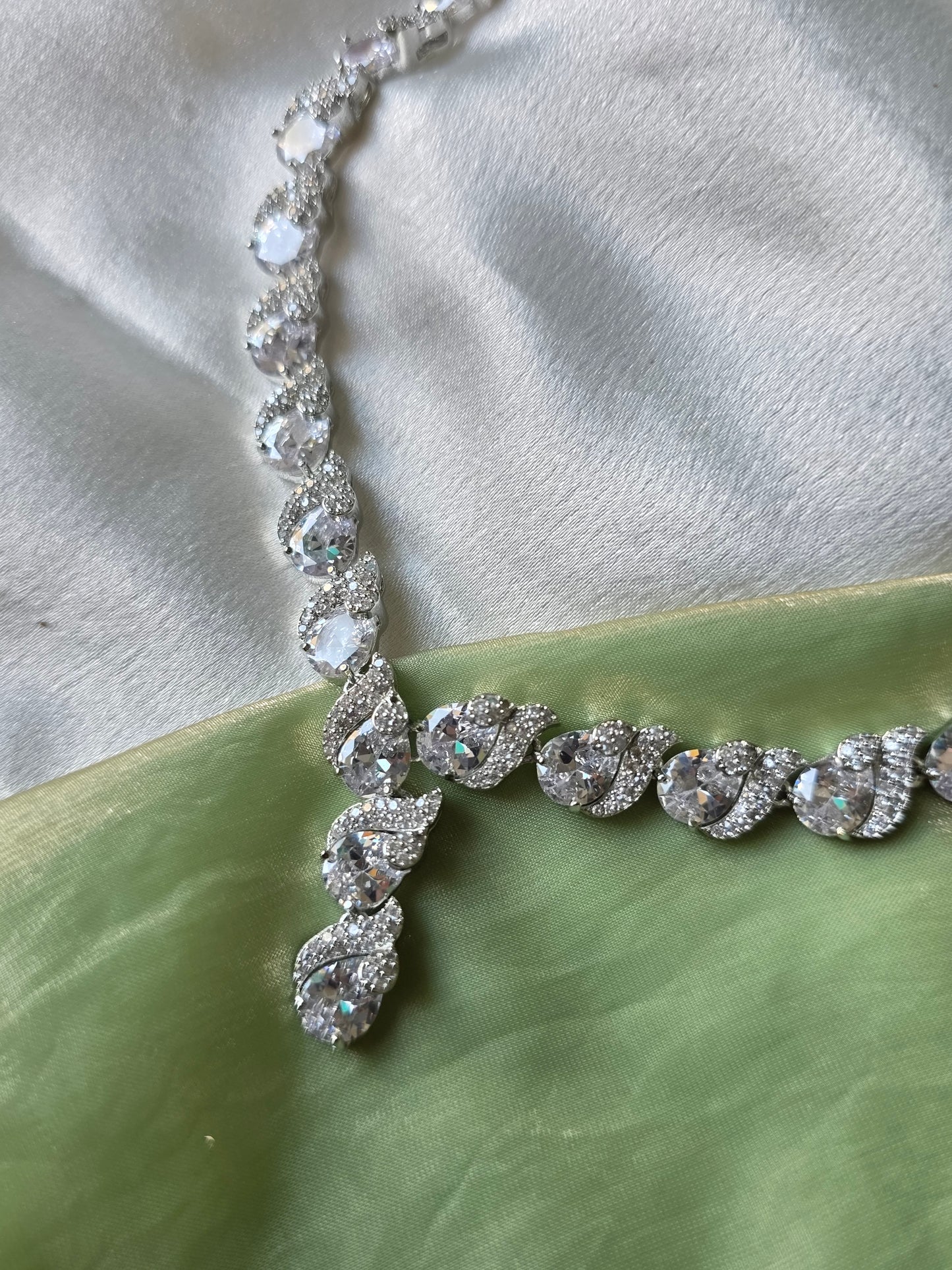 Lustre White AD Necklace