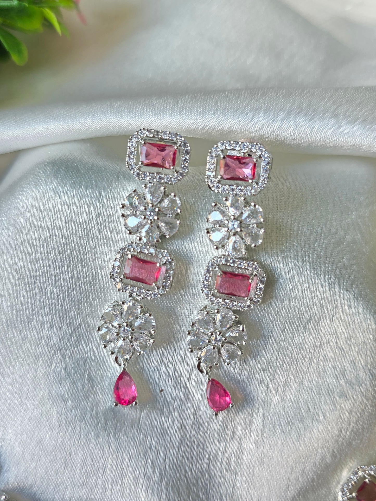 Turin Pink AD Necklace