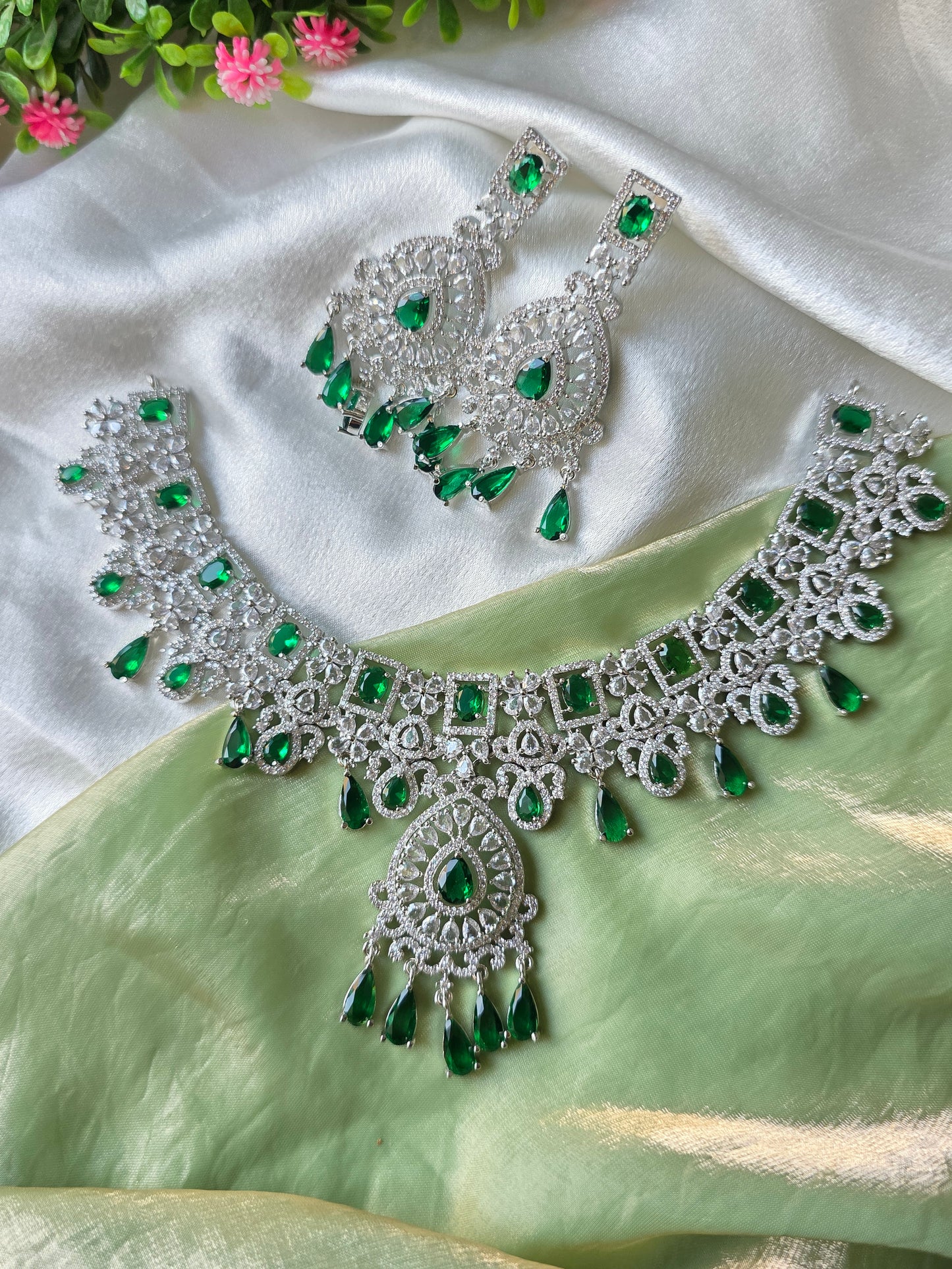 Valenca Green AD Necklace