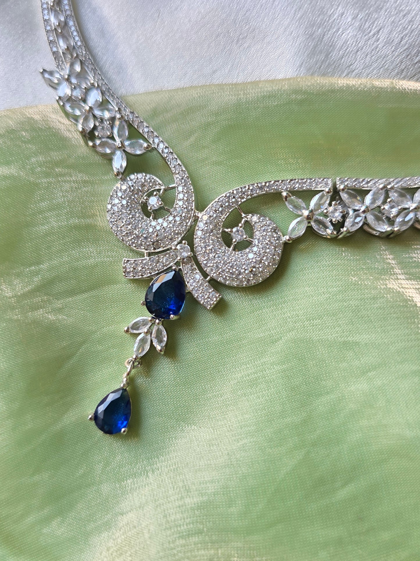 Celina Blue AD Necklace