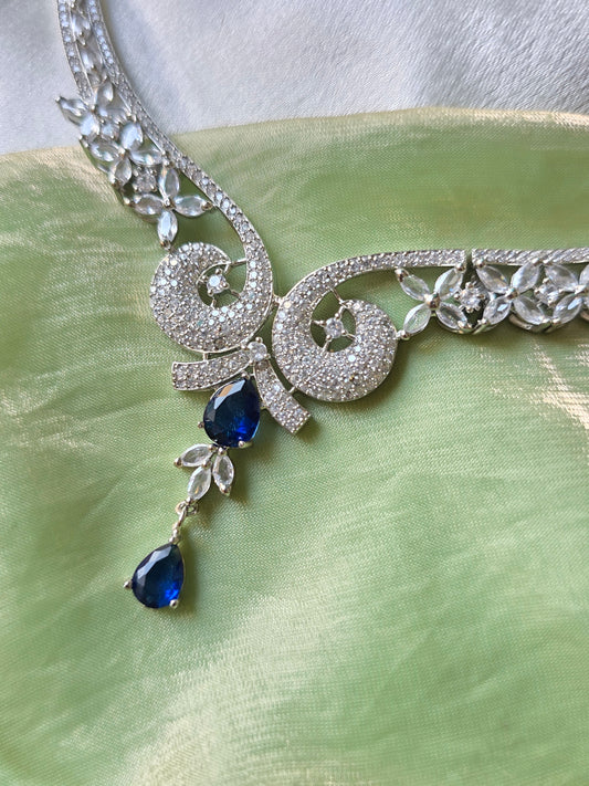 Celina Blue AD Necklace