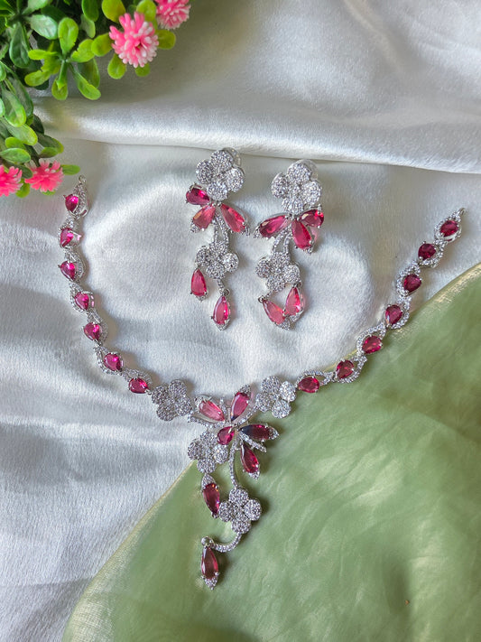 Berry Pink AD Necklace