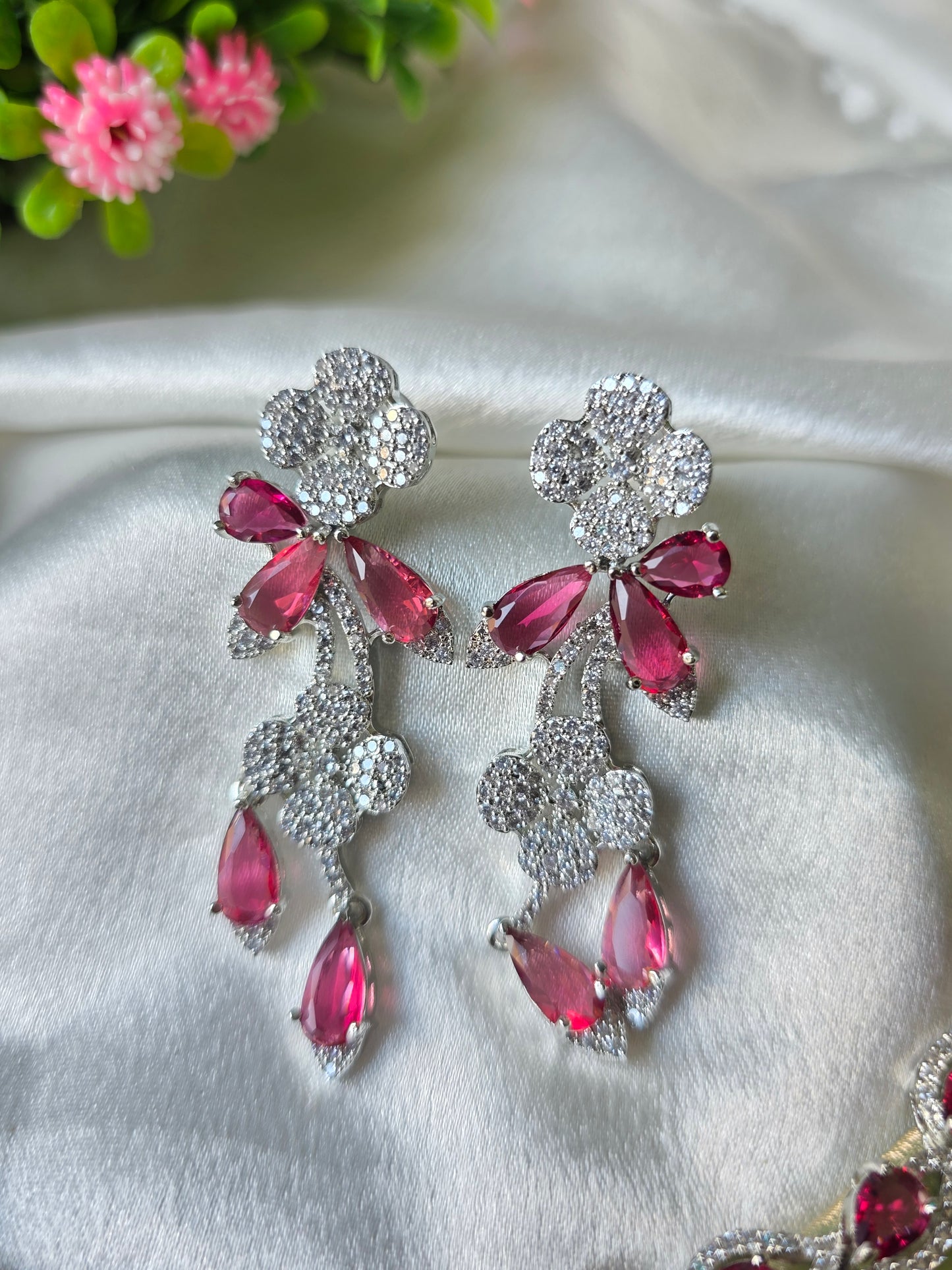 Berry Pink AD Necklace