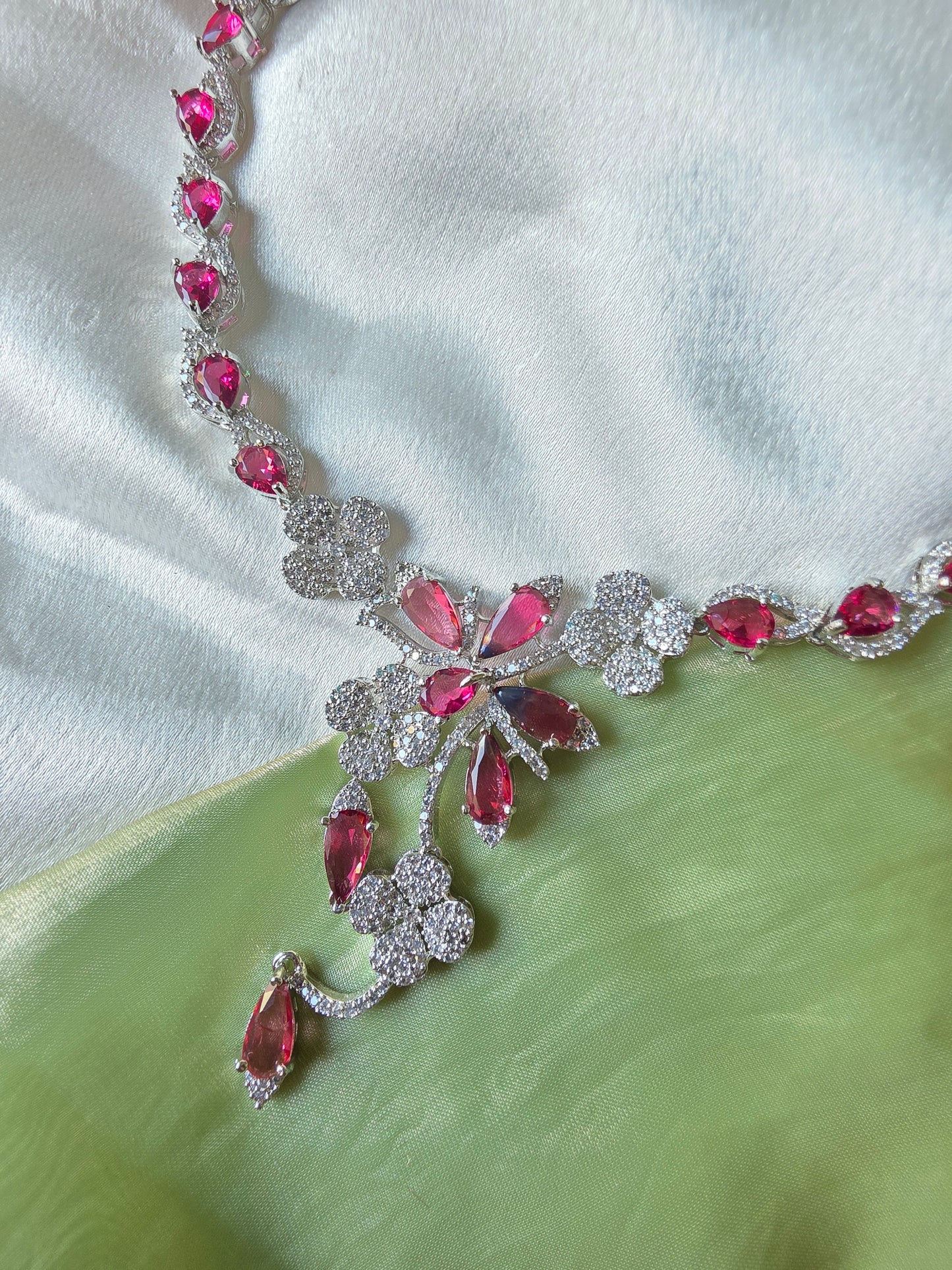 Berry Pink AD Necklace