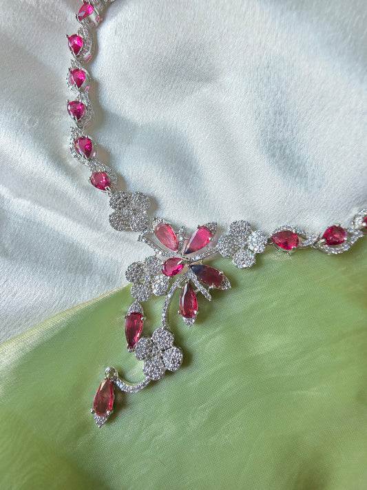 Berry Pink AD Necklace