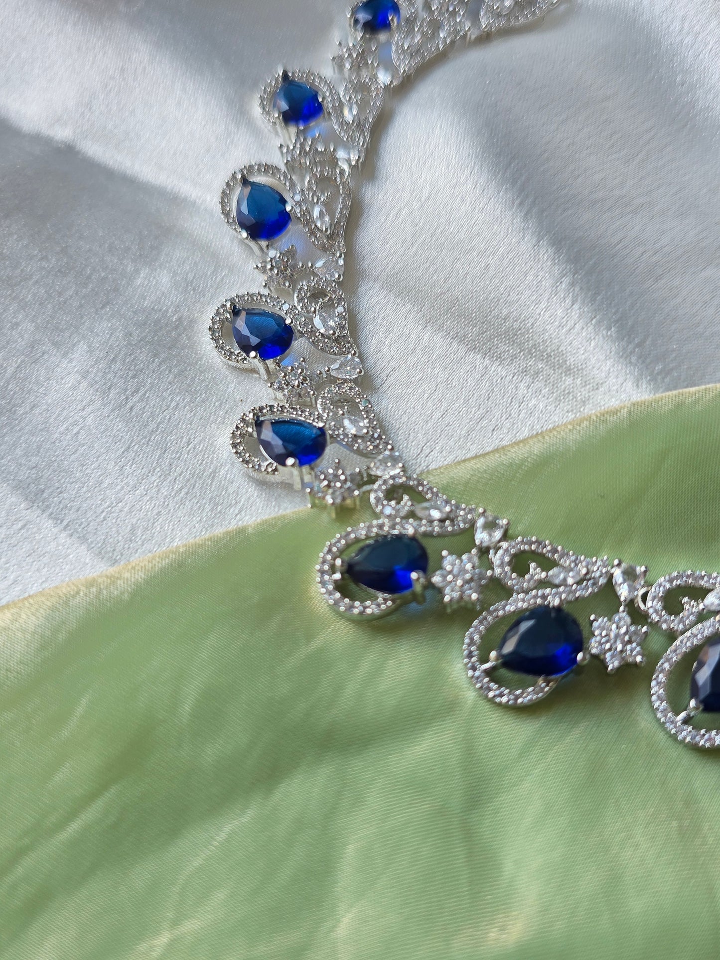 Glow Blue AD Necklace