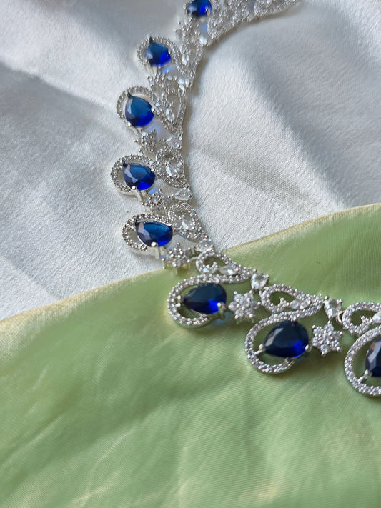 Glow Blue AD Necklace