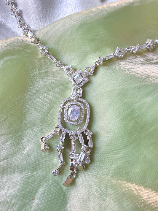 Elenza White AD Necklace